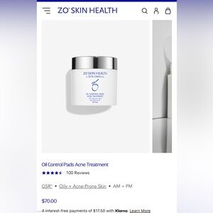 ZO Skin Health Oil Control Pads - 60 pads